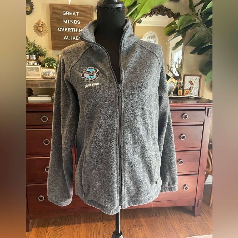 Pratt & Whitney Go Beyond Women's Charcoal Fleece Jacket